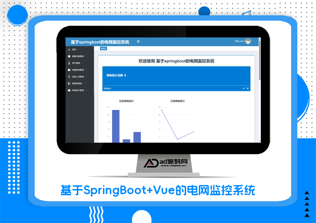 基于SpringBoot+Vue的电网监控系统