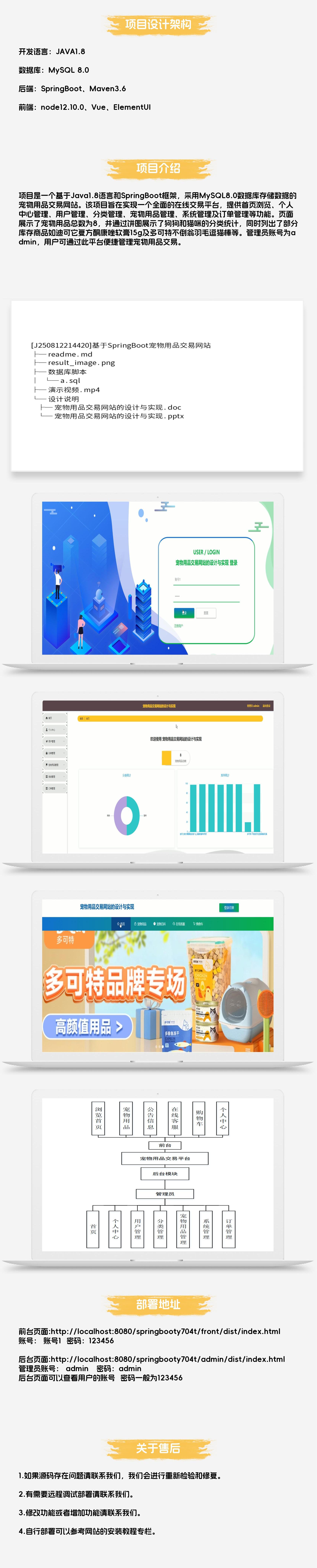 基于SpringBoot宠物用品交易网站